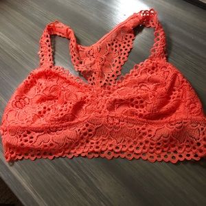 Coral Racerback Bralette